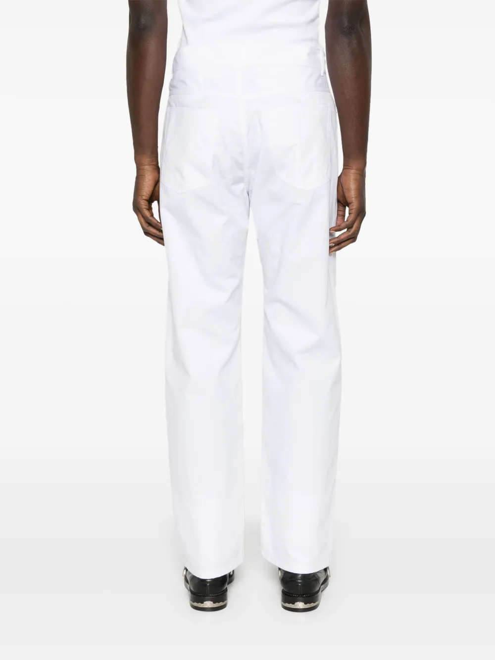 Moschino Straight broek Wit