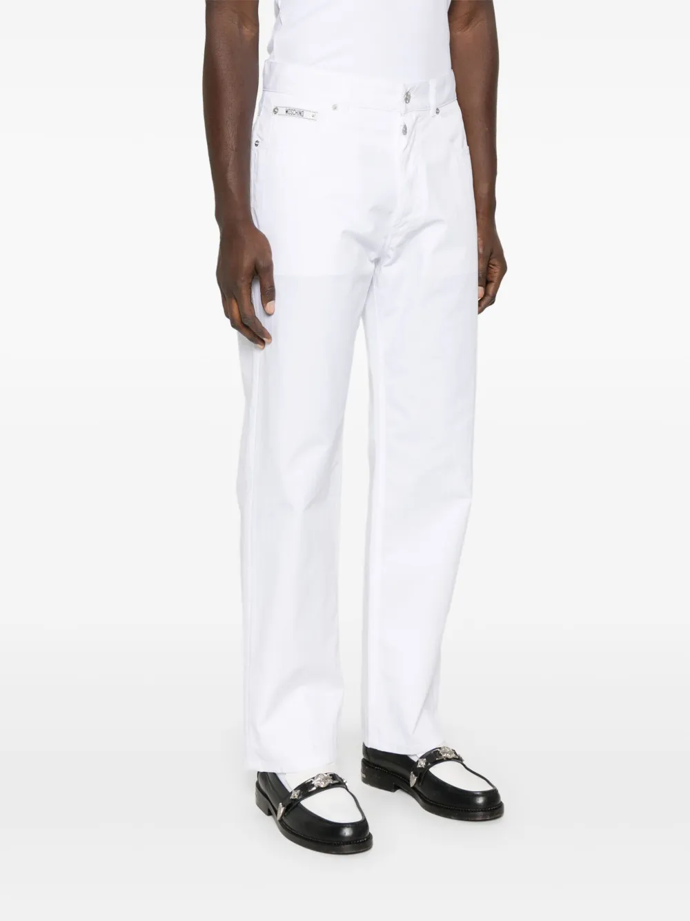 Moschino Straight broek Wit