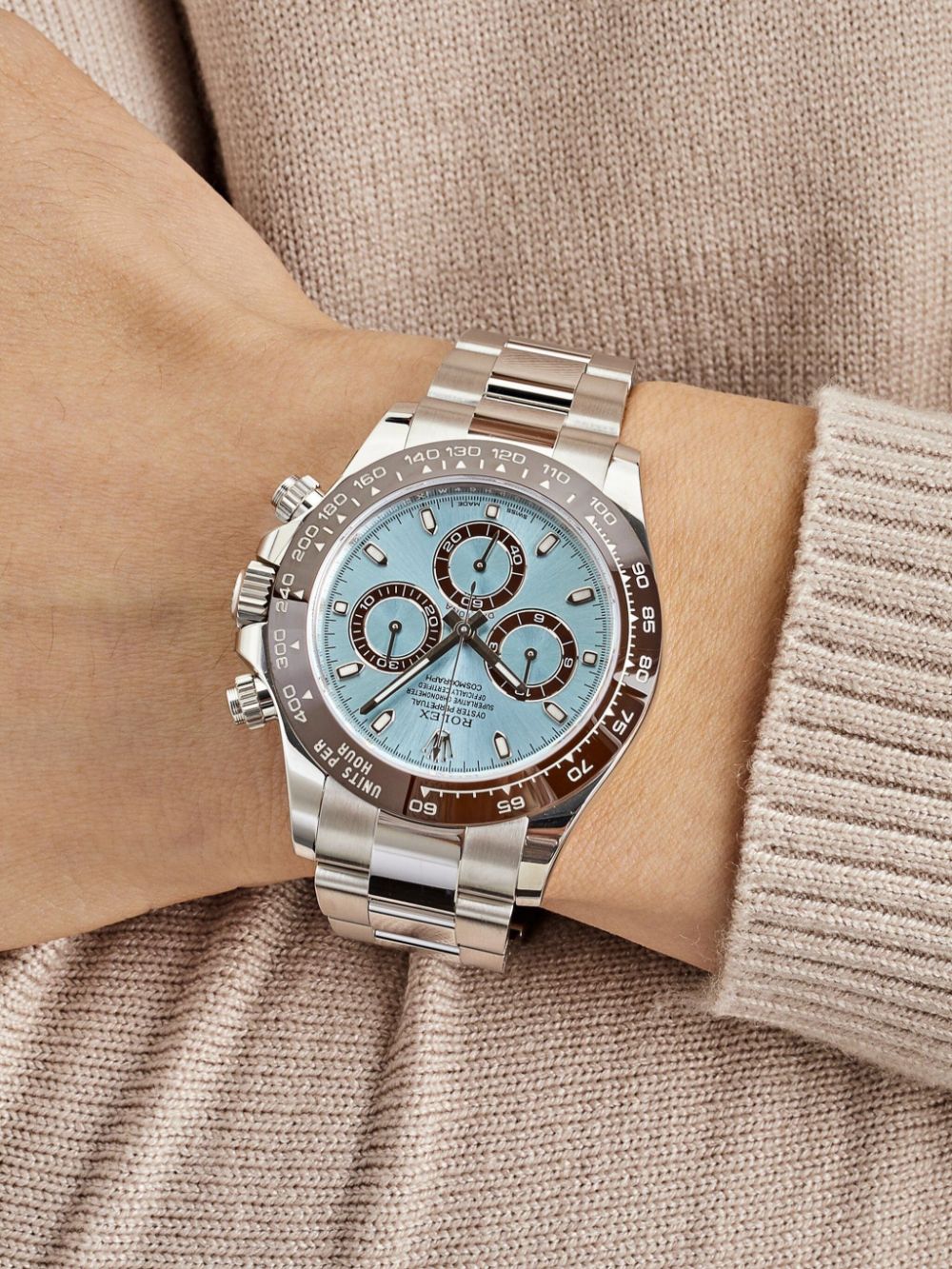 Rolex 2021 pre-owned Daytona 40mm - Blauw