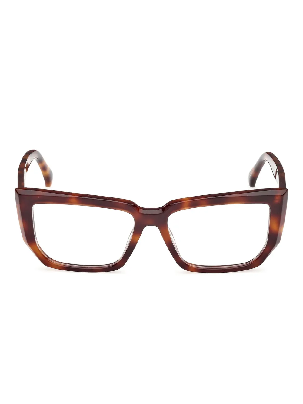 Max Mara Eyewear lentes con armazón geométrica | marrón | Image 1