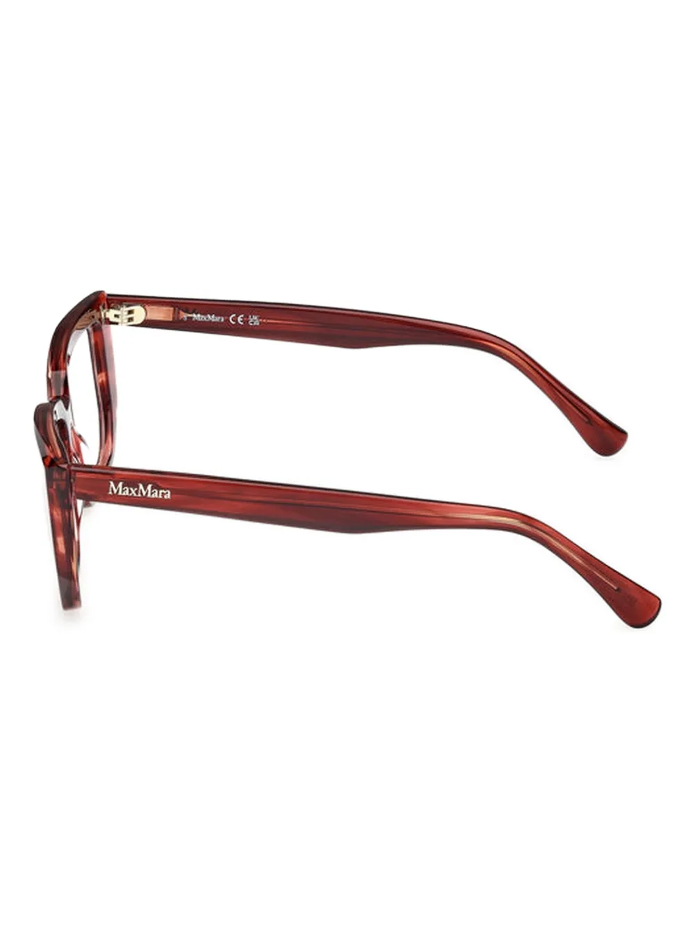 Max Mara Eyewear Bril met logo Rood