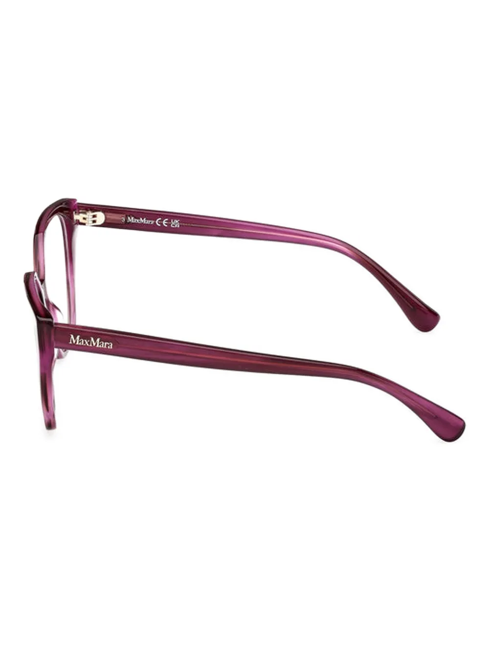 Max Mara Eyewear Oversized bril met cat-eye montuur Paars