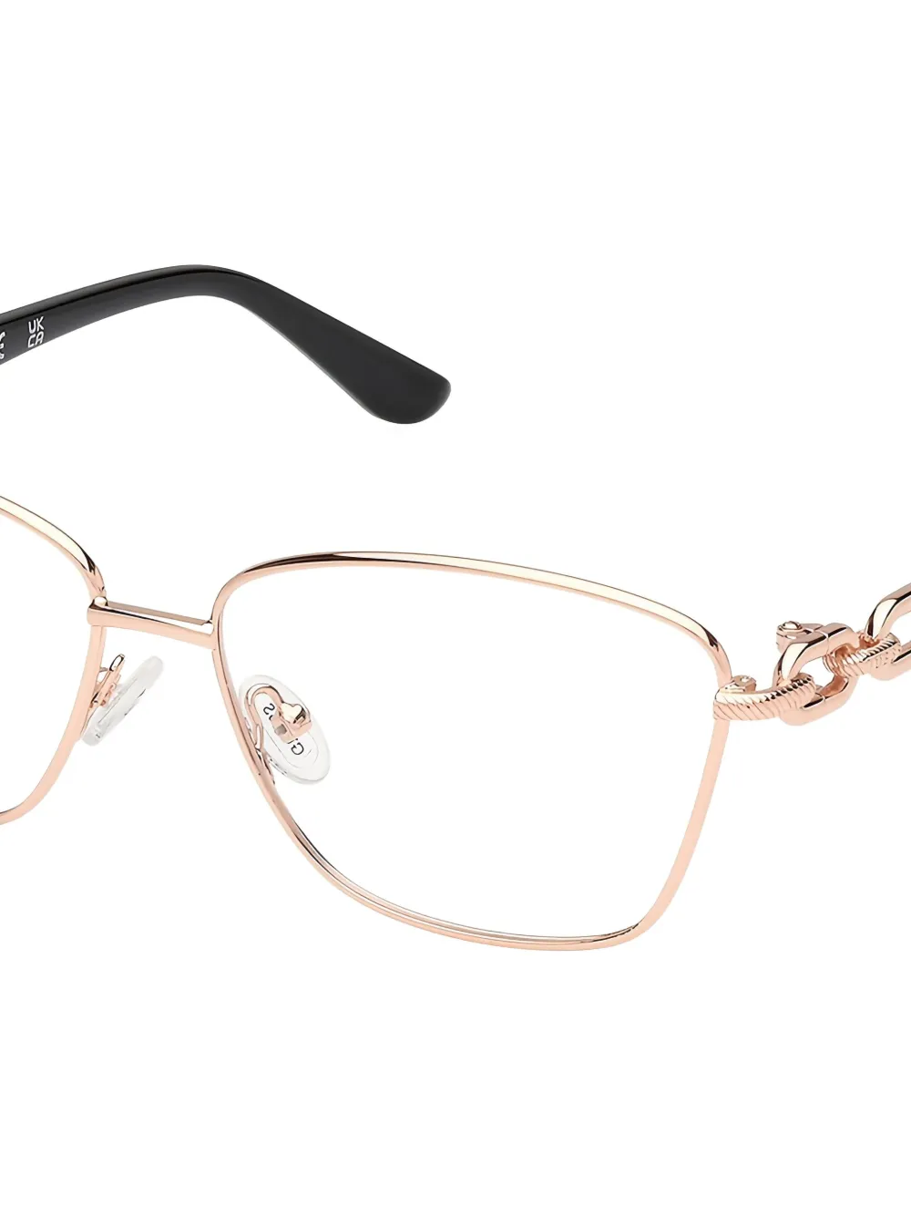 GUESS EYEWEAR Bril met rechthoekig montuur Roze