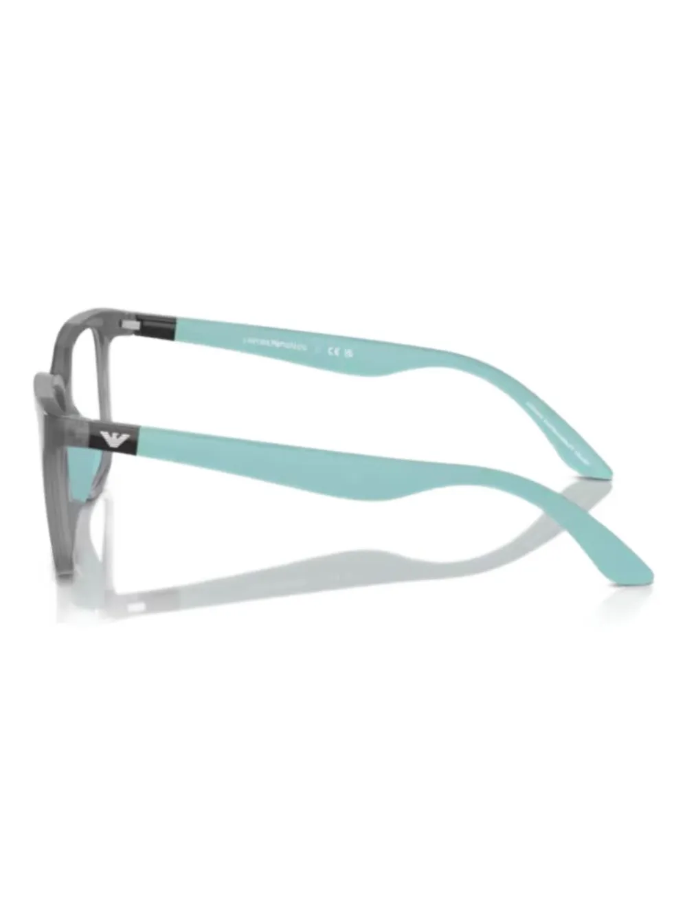Emporio Armani Bril met rechthoekig montuur Grijs