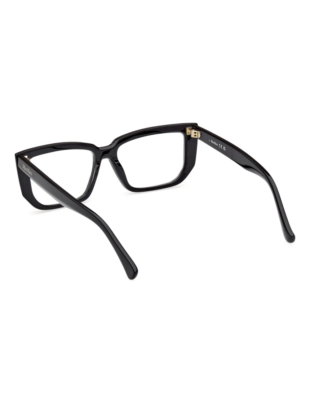 Max Mara Eyewear Bril met logo Zwart