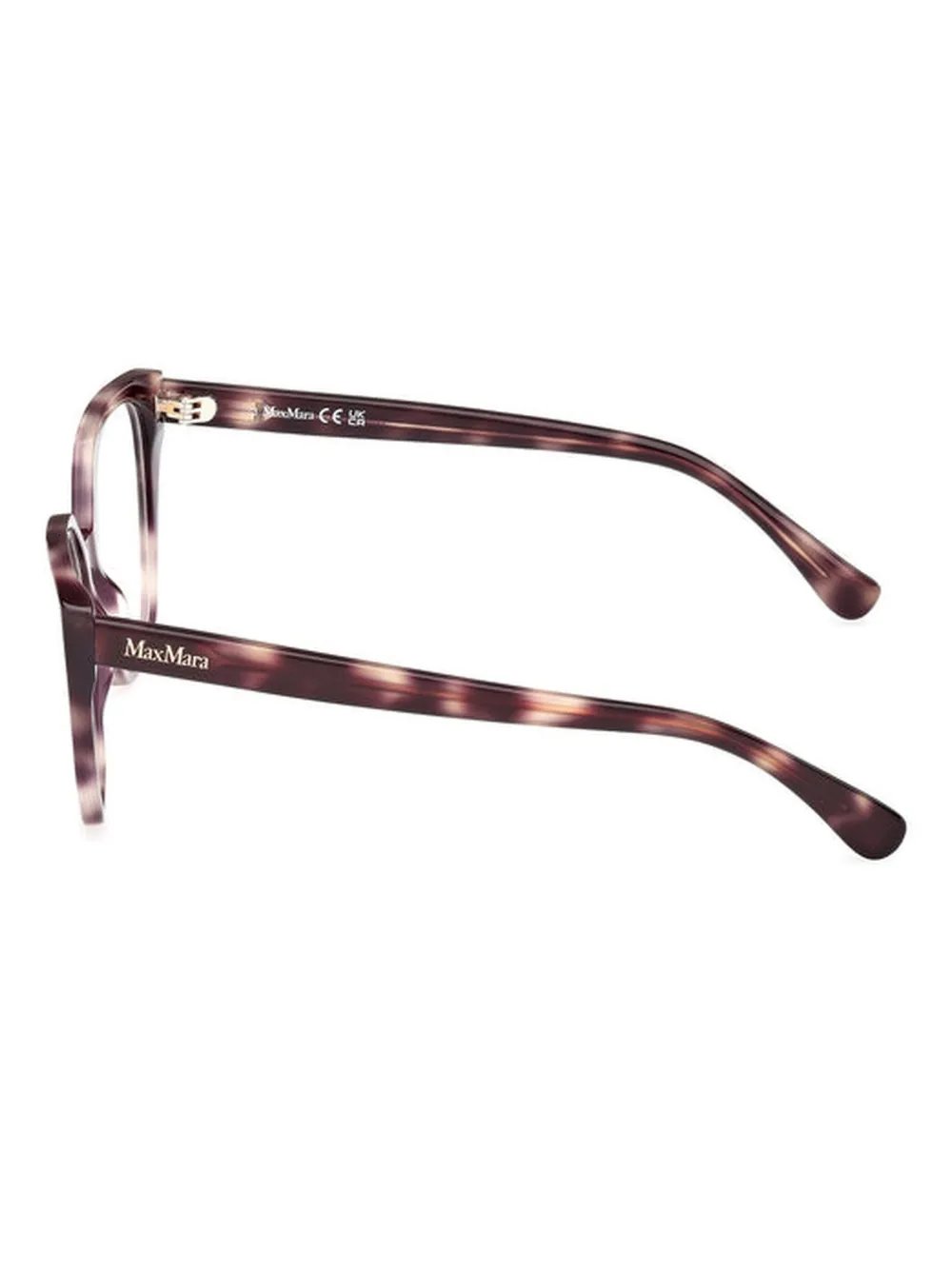 Max Mara Eyewear Zonnebril met schildpadschild-effect Paars