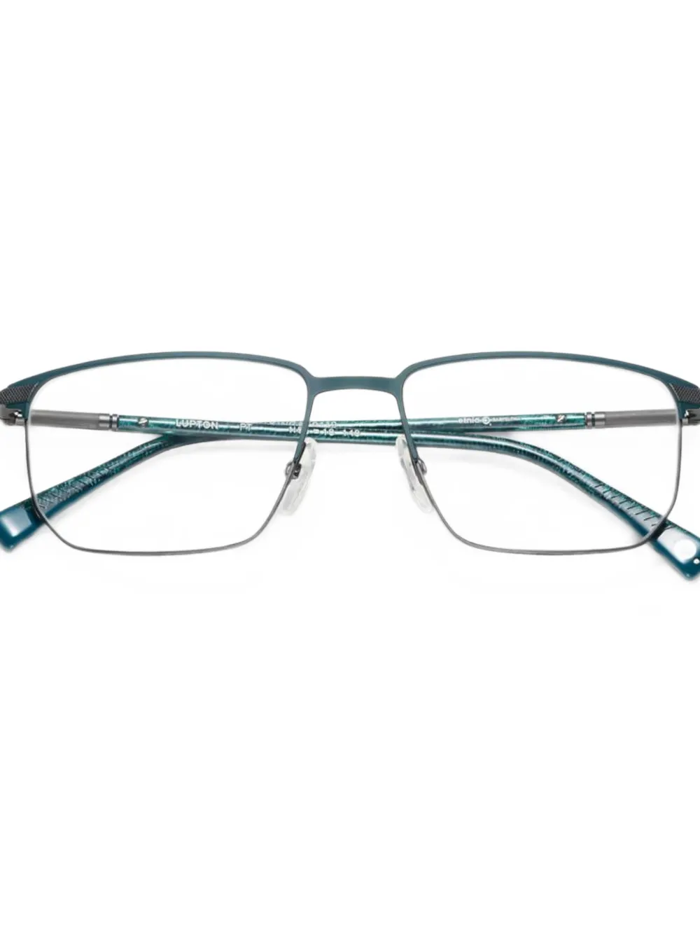 Etnia Barcelona Lupton bril met rechthoekig montuur Blauw