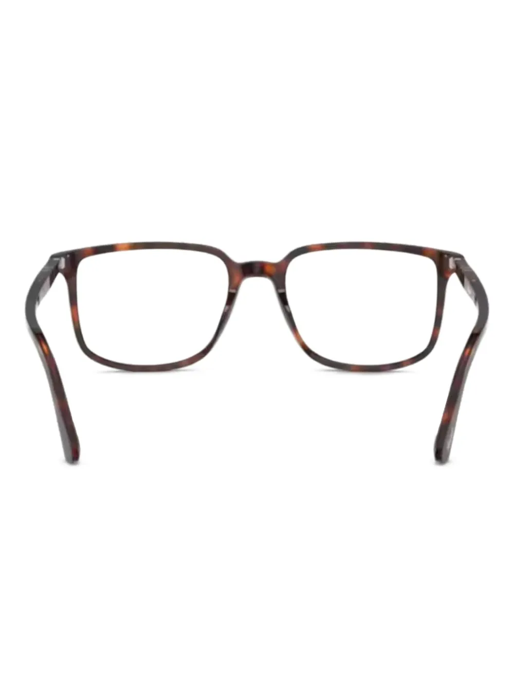 Persol Bril met vierkant montuur Bruin