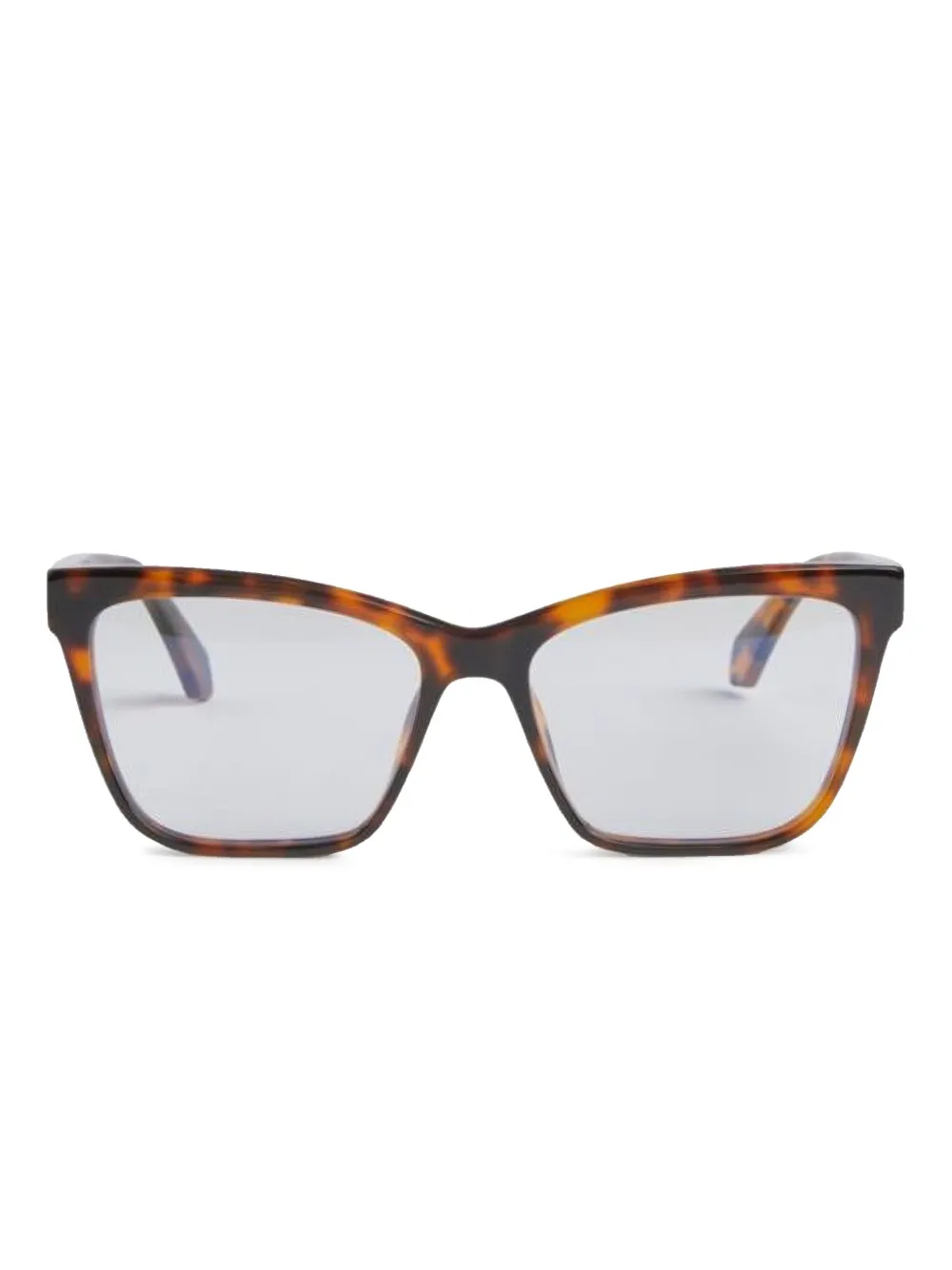 Off-White Eyewear スクエアフレーム サングラス - ブラウン Off-White Eyewear スクエアフレーム サングラス - ブラウン