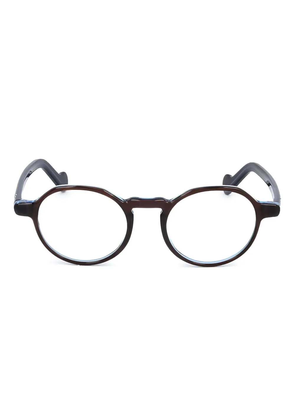 Moncler Eyewear round-frame glasses | Black | Image 1