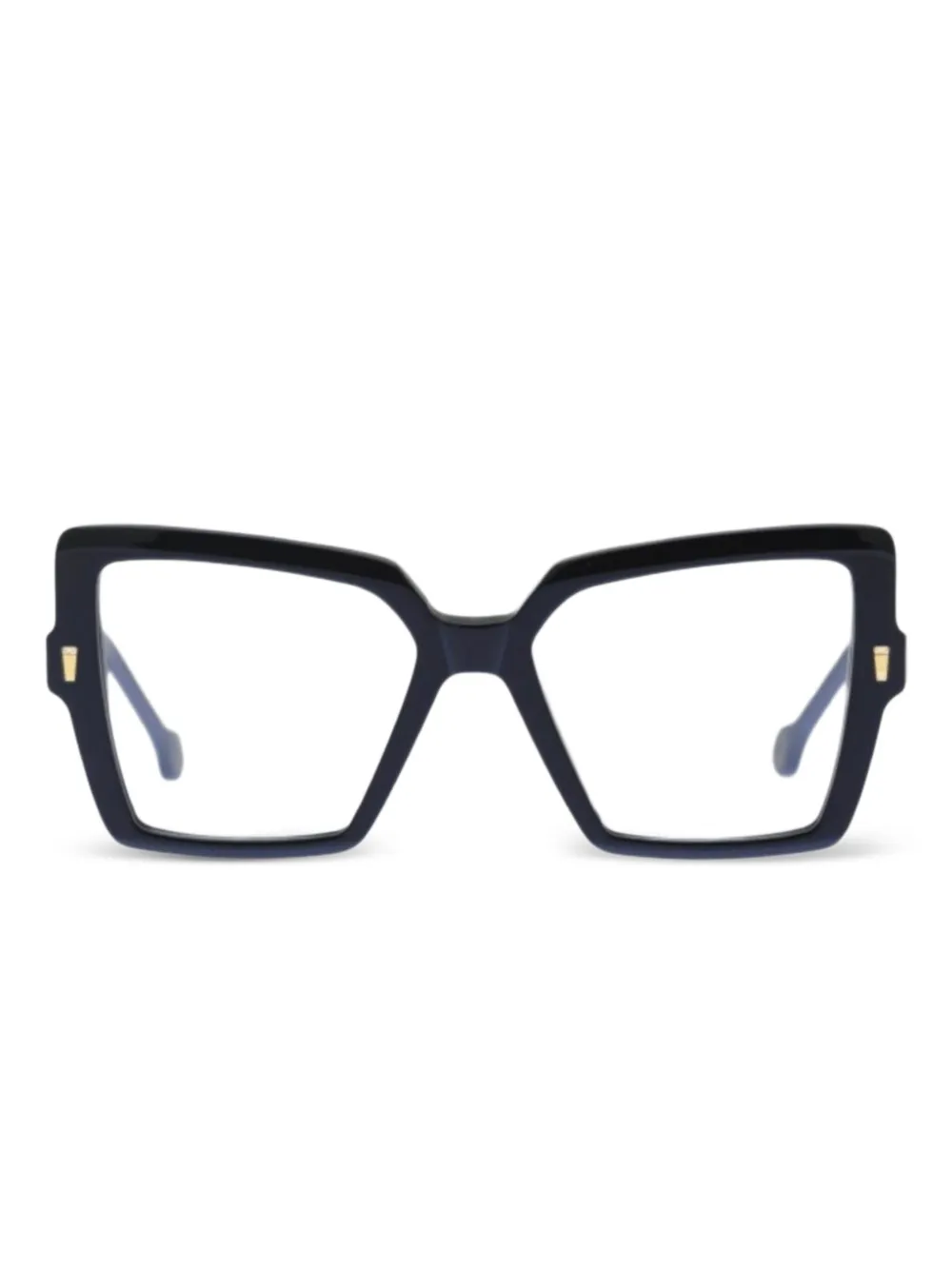 KYme Geo Col 1 square-frame glasses | Black | Image 1