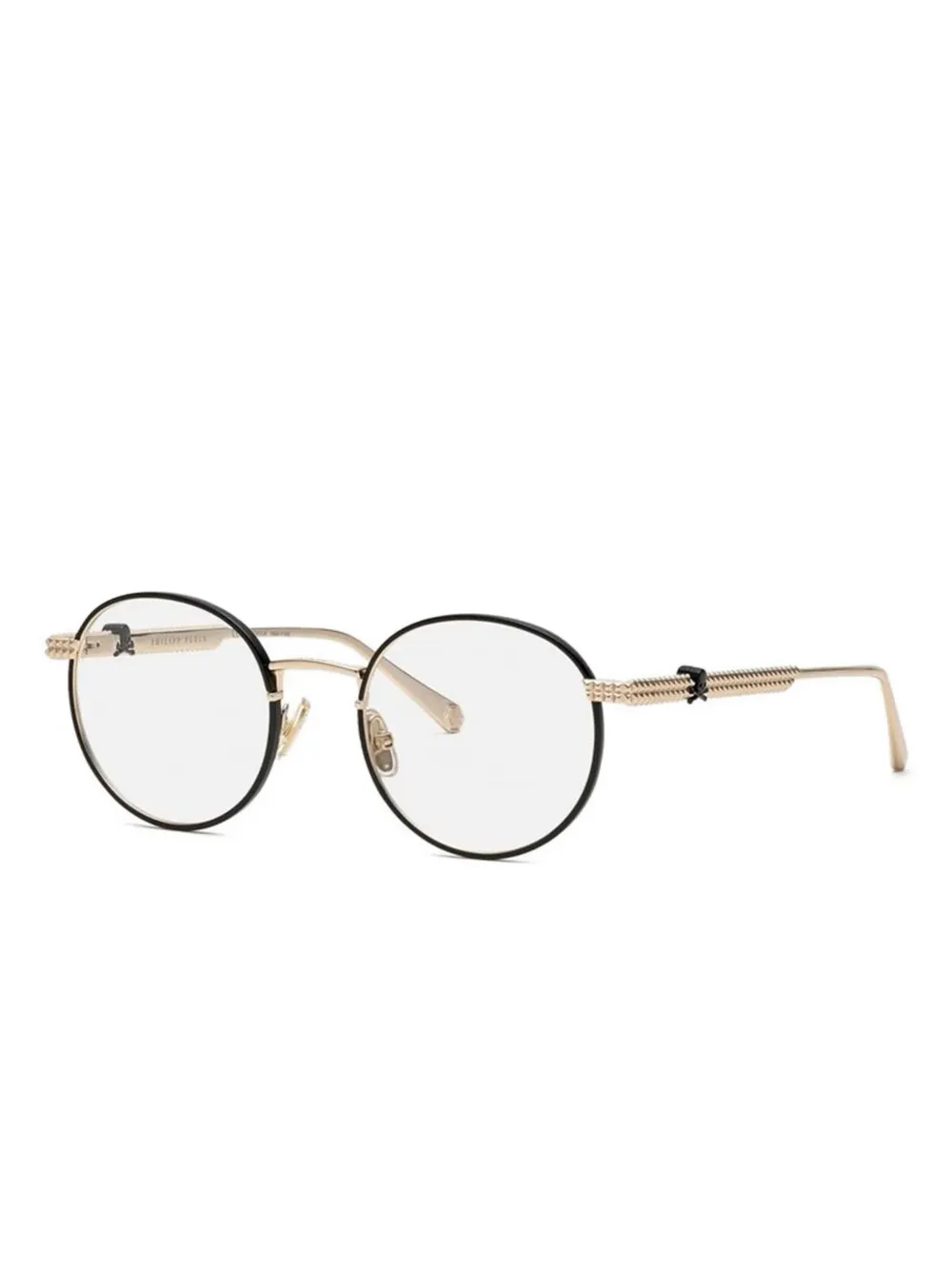 Philipp Plein Eyewear armazón con brazos en relieve | negro | Image 1