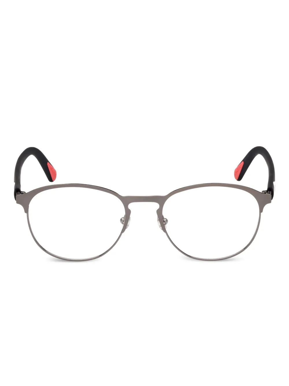 Moncler Eyewear Bril met rond montuur Zwart