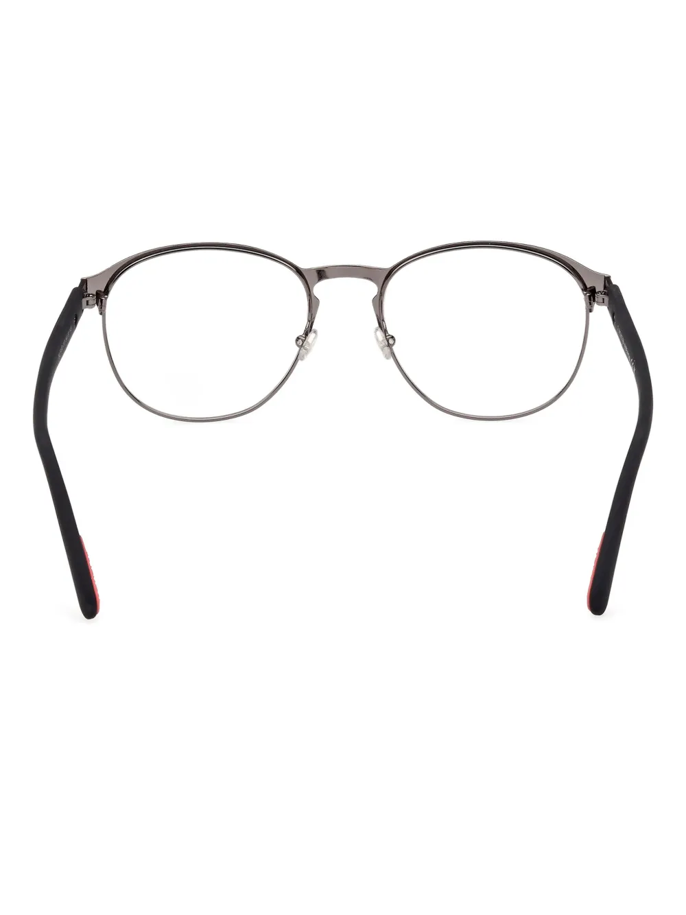 Moncler Eyewear Bril met rond montuur Zwart