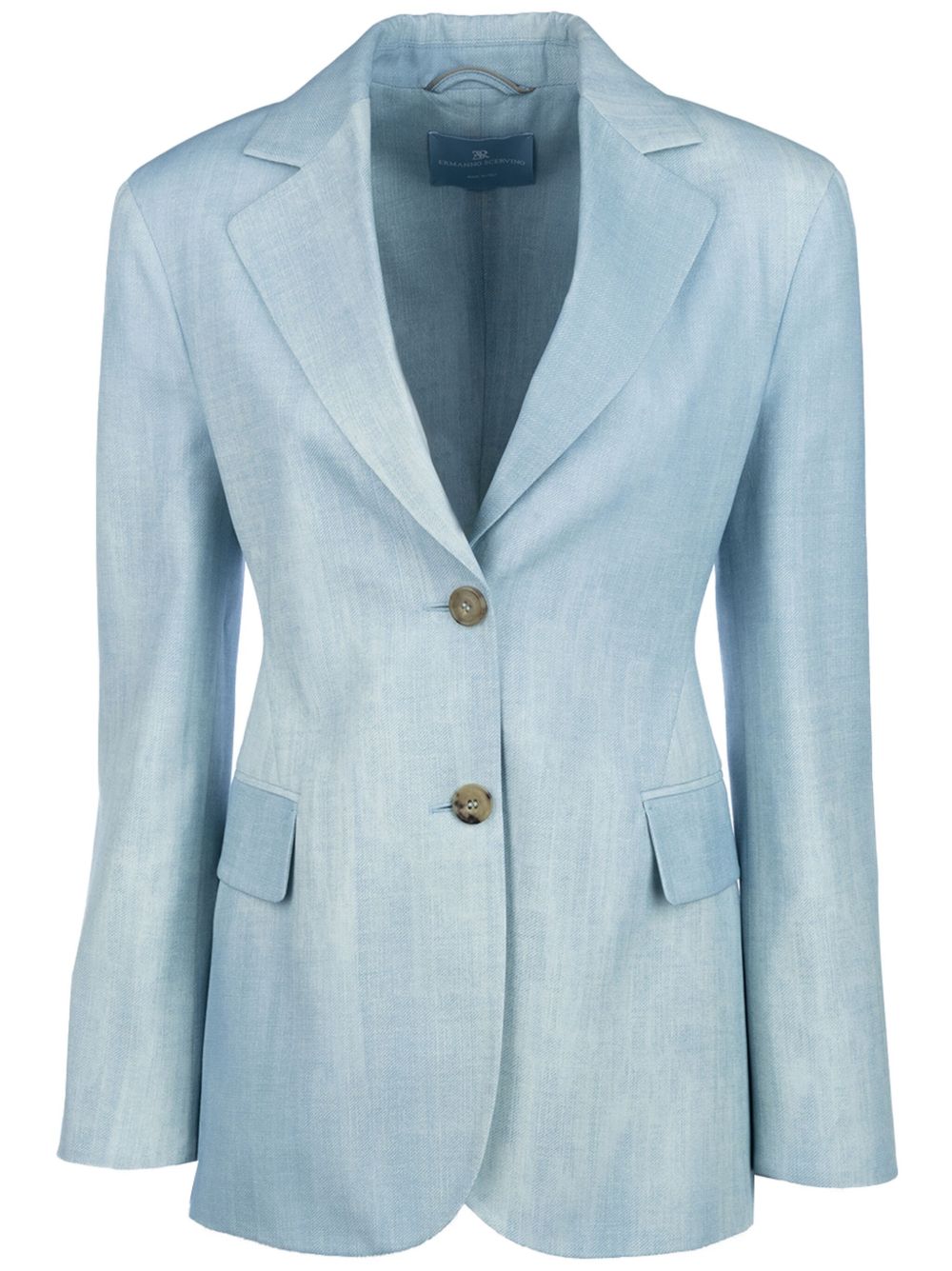 Ermanno Scervino Blazer met enkele rij knopen Blauw