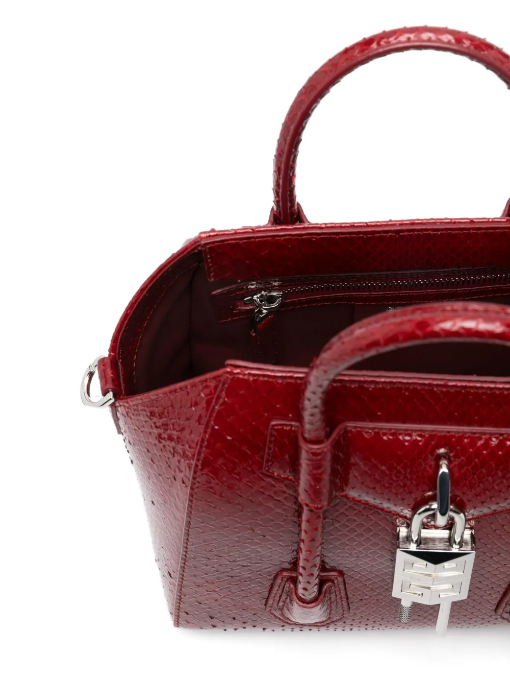 Givenchy Antigona mini-shopper met slot Rood
