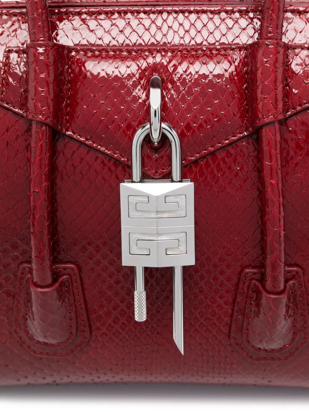 Givenchy Antigona mini-shopper met slot Rood