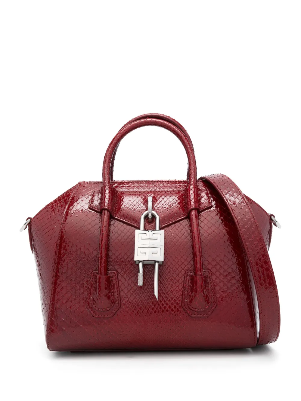 Givenchy Antigona mini-shopper met slot Rood
