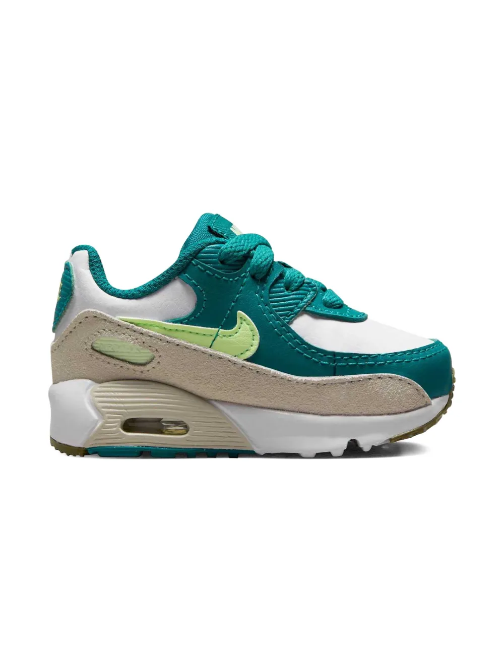 Nike Kids Air Max 90 "White Bright Spruce Phantom" sneakers
