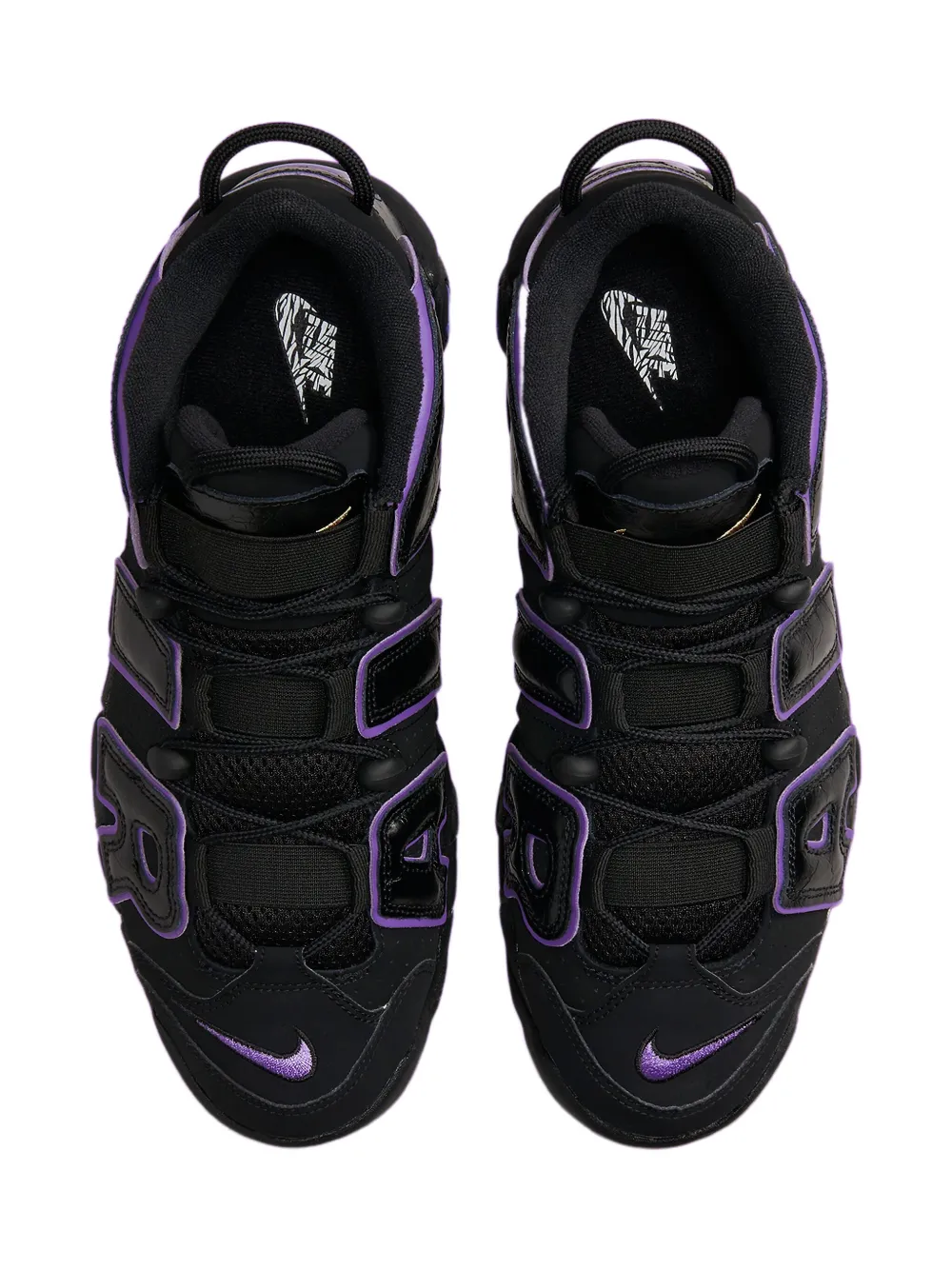 Nike Kids Air More Uptempo "Action Grape" sneakers Black