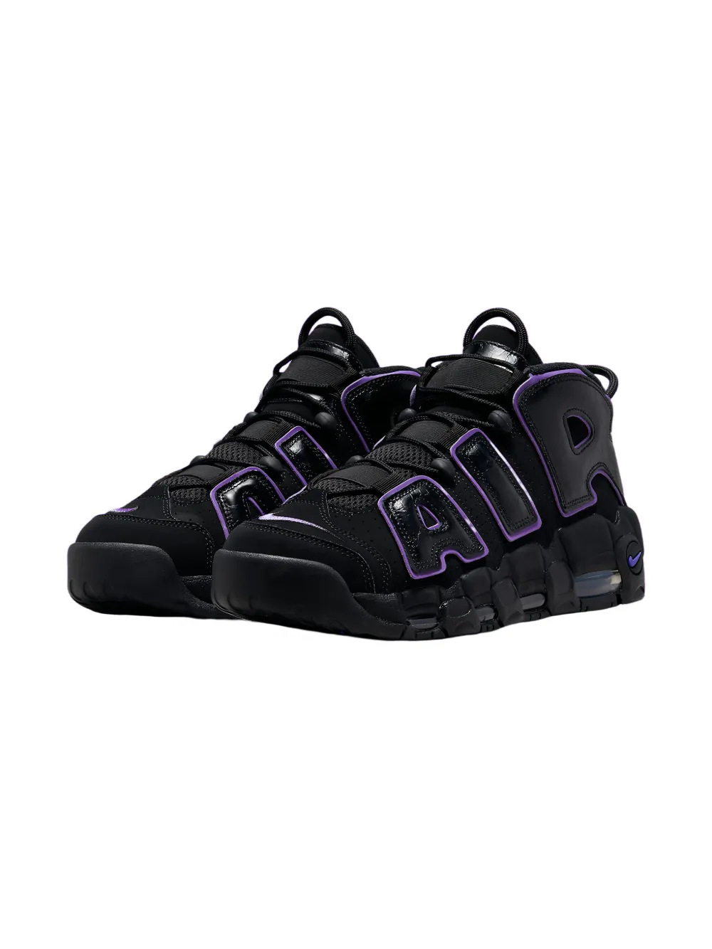 Nike Kids Air More Uptempo "Action Grape" sneakers Black