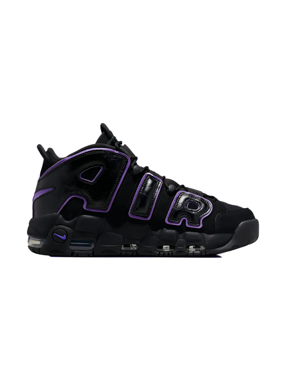Nike Kids Air More Uptempo "Action Grape" sneakers Black