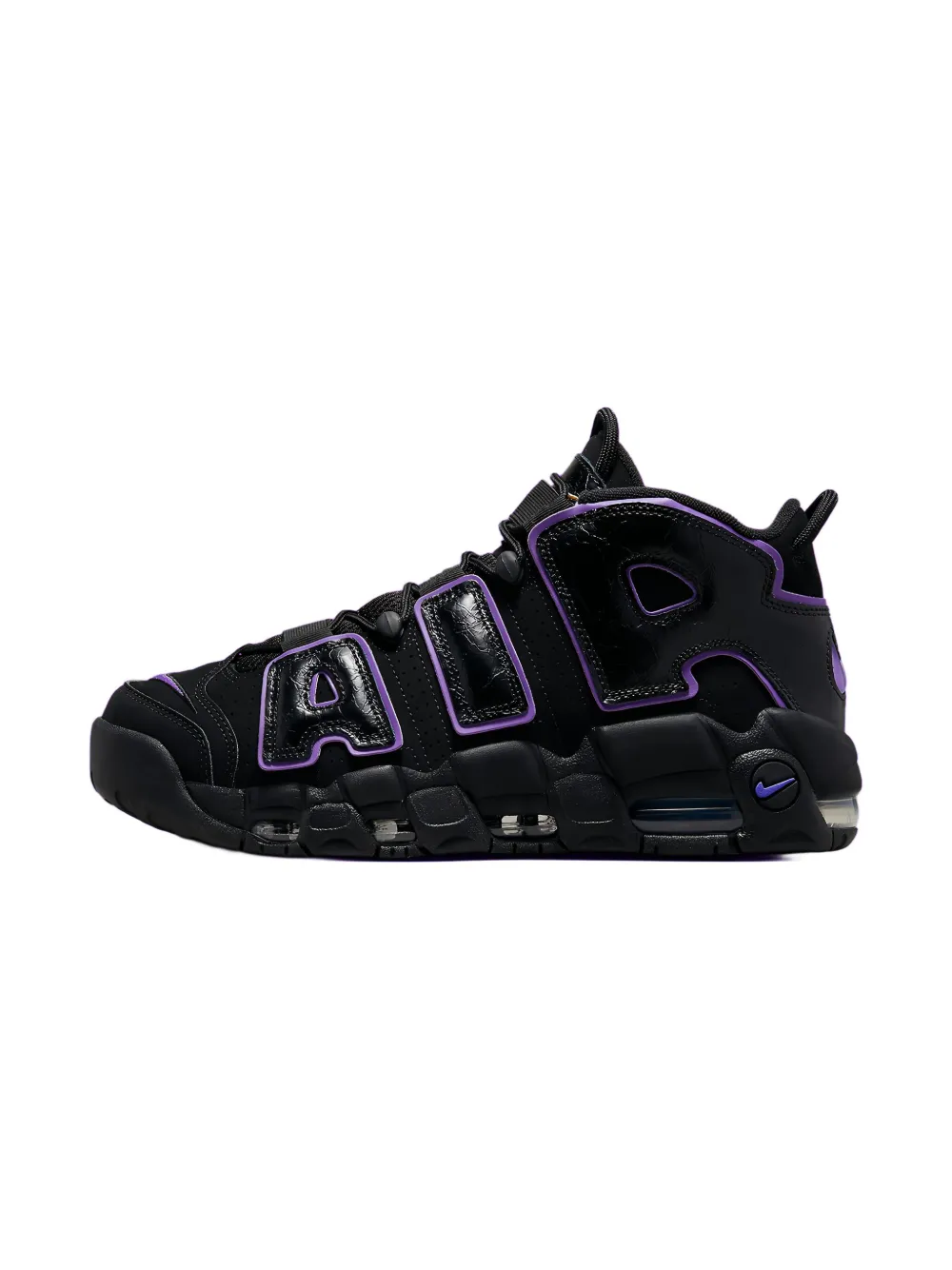 Nike Kids Air More Uptempo "Action Grape" sneakers Black