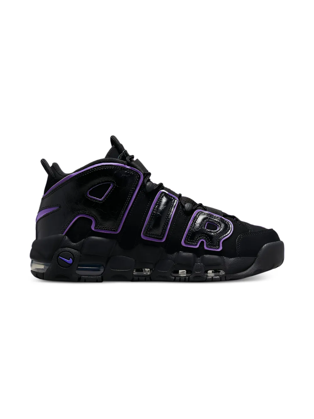 Nike Kids Air More Uptempo "Action Grape" sneakers Black