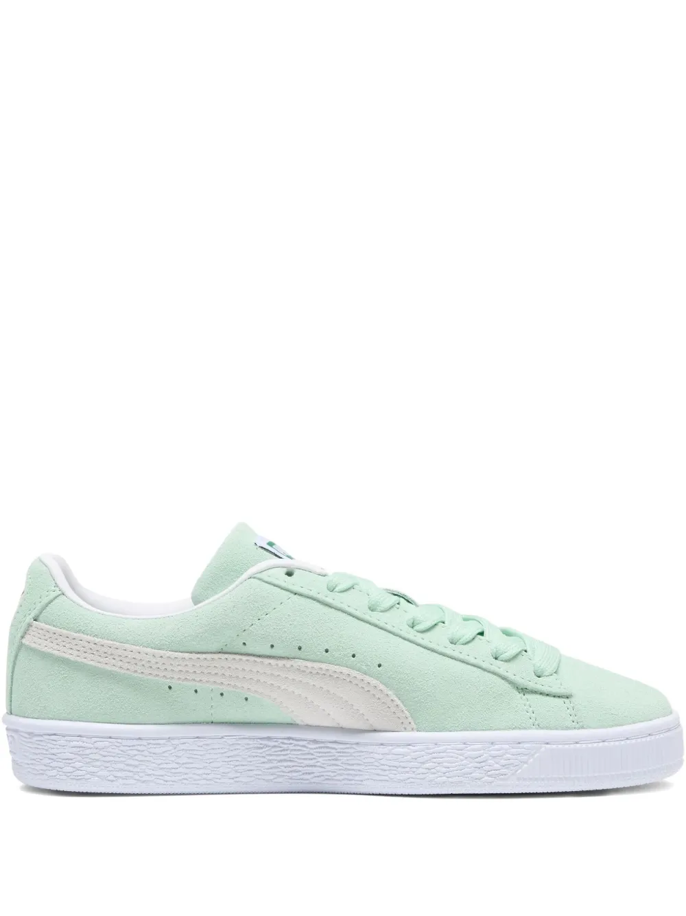 PUMA Classic XXI "Fresh Mint White" suède sneakers Groen