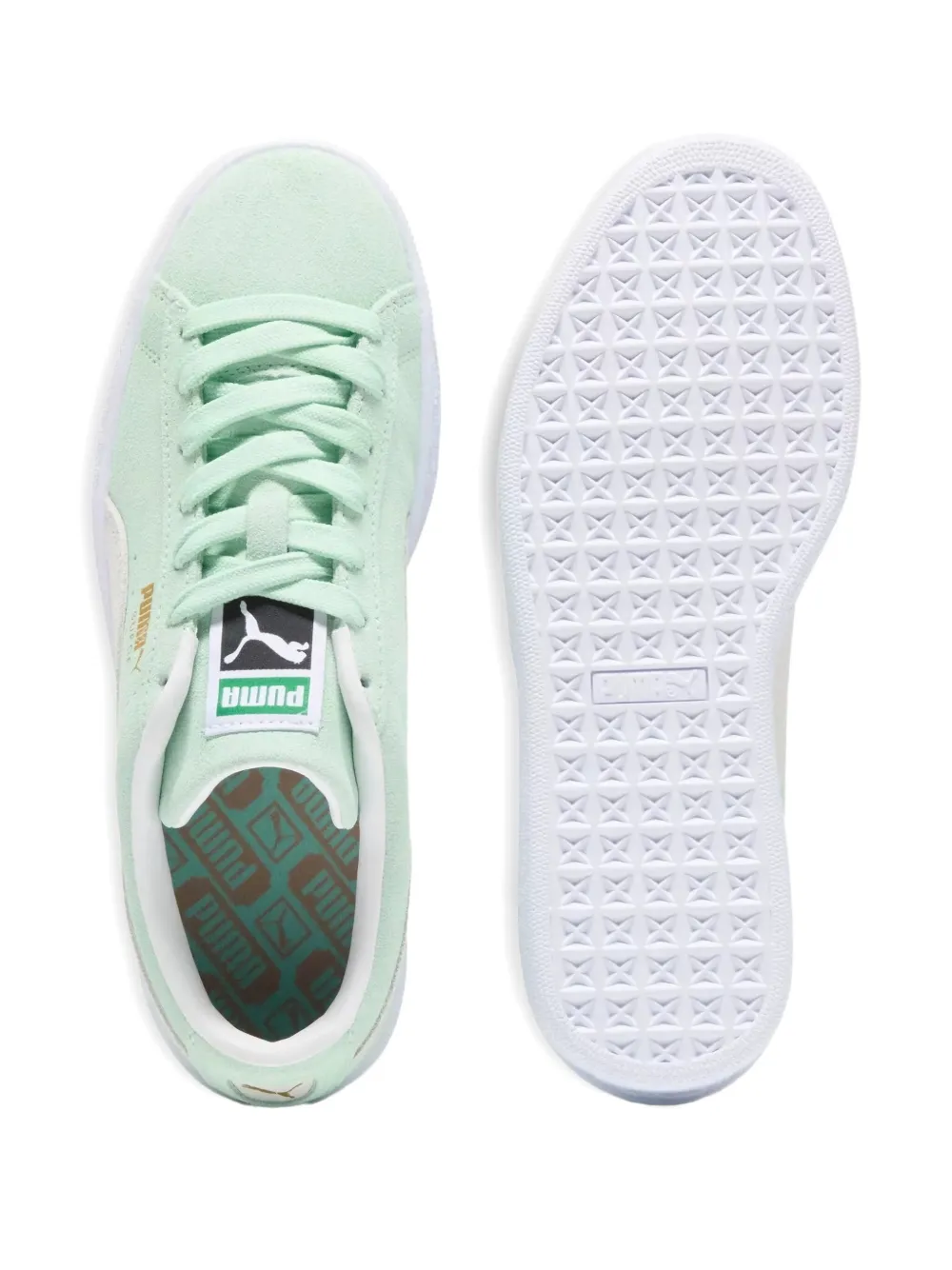 PUMA Suede Classic XXI "Fresh Mint White" sneakers Green