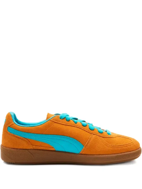 PUMA Palermo "Dark Cheddar/Bright Aqua" sneakers