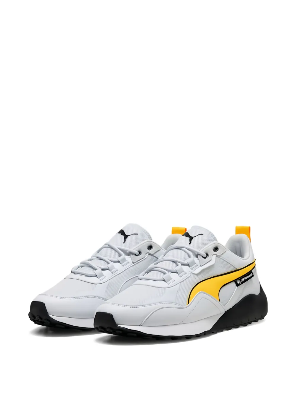 PUMA x BMW Motorsport SpeedFusion 2.0 "Silver Mist Tangerine" sneakers Grey