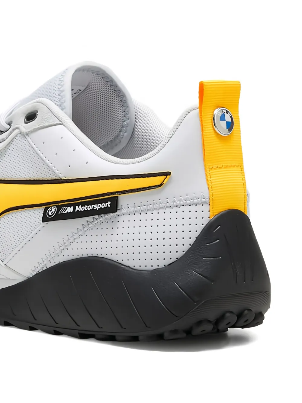 PUMA x BMW Motorsport SpeedFusion 2.0 "Silver Mist Tangerine" sneakers Grey