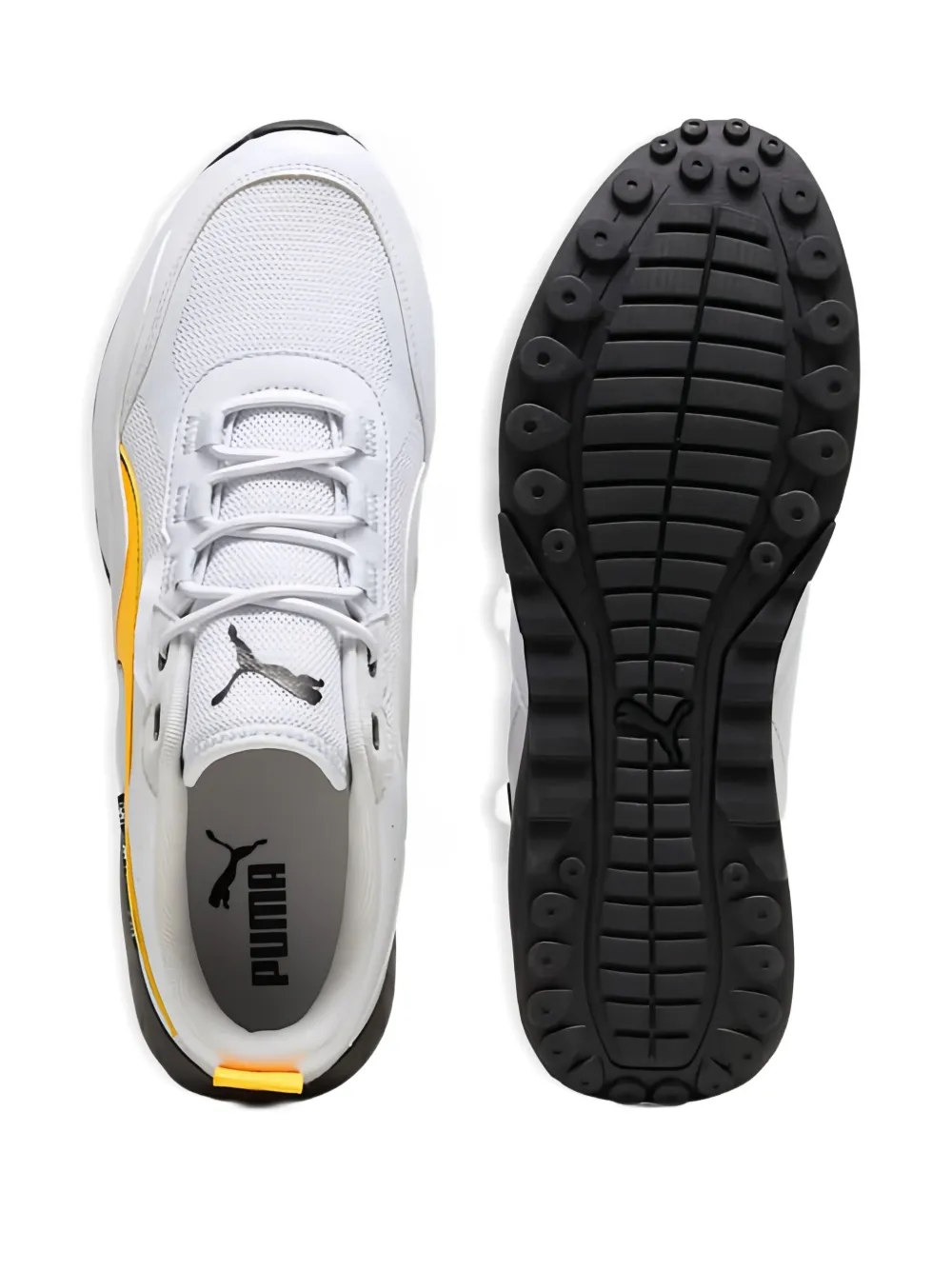 PUMA x BMW Motorsport SpeedFusion 2.0 "Silver Mist Tangerine" sneakers Grey