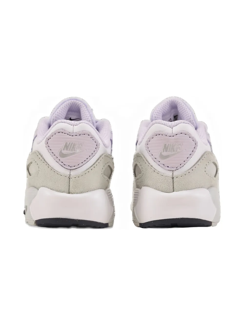 Nike Kids Air Max 90 sneakers White Violet Frost Pure Platinum Metallic Silver