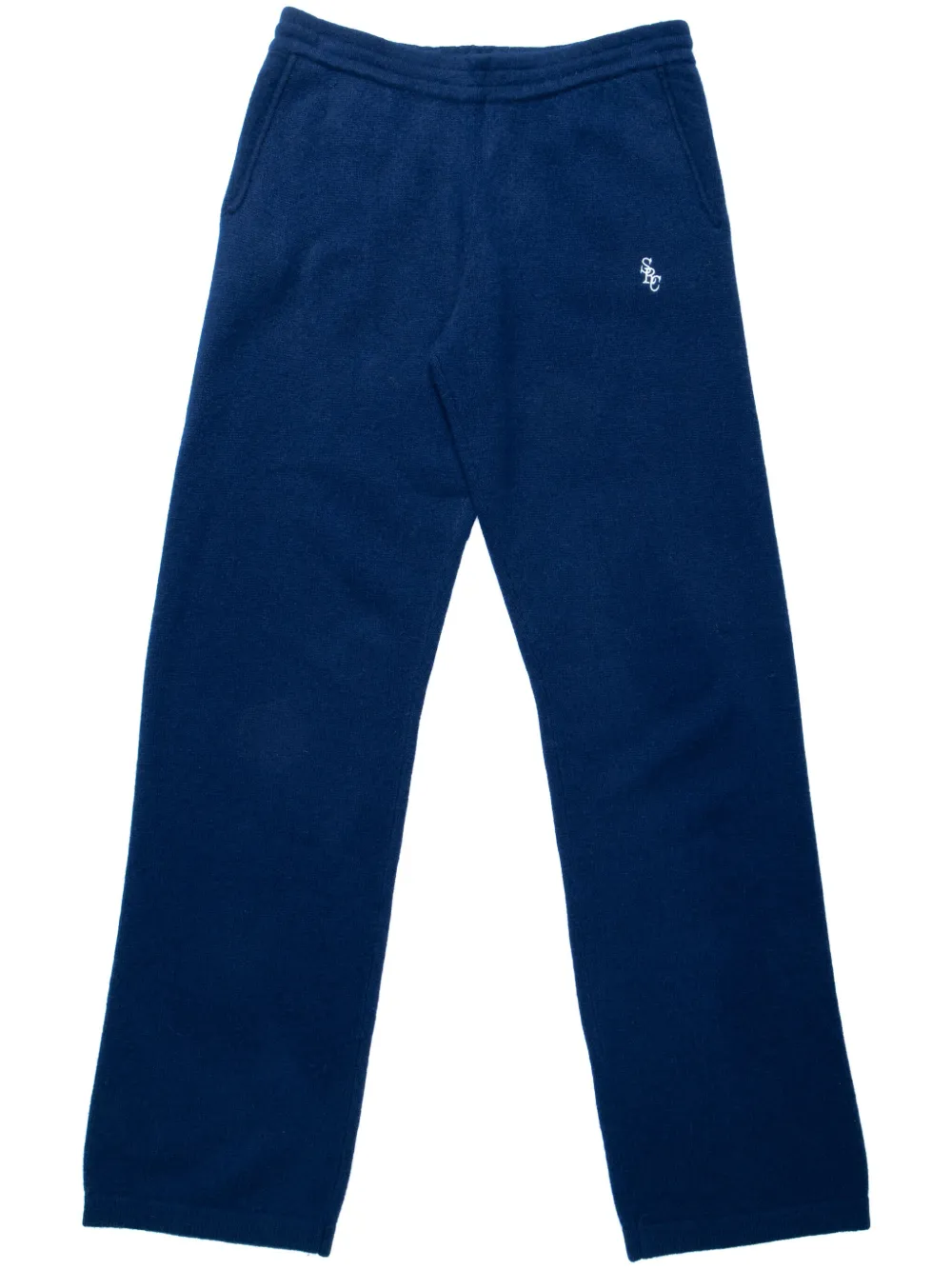 Sporty & Rich Gebreide trainingsbroek Blauw