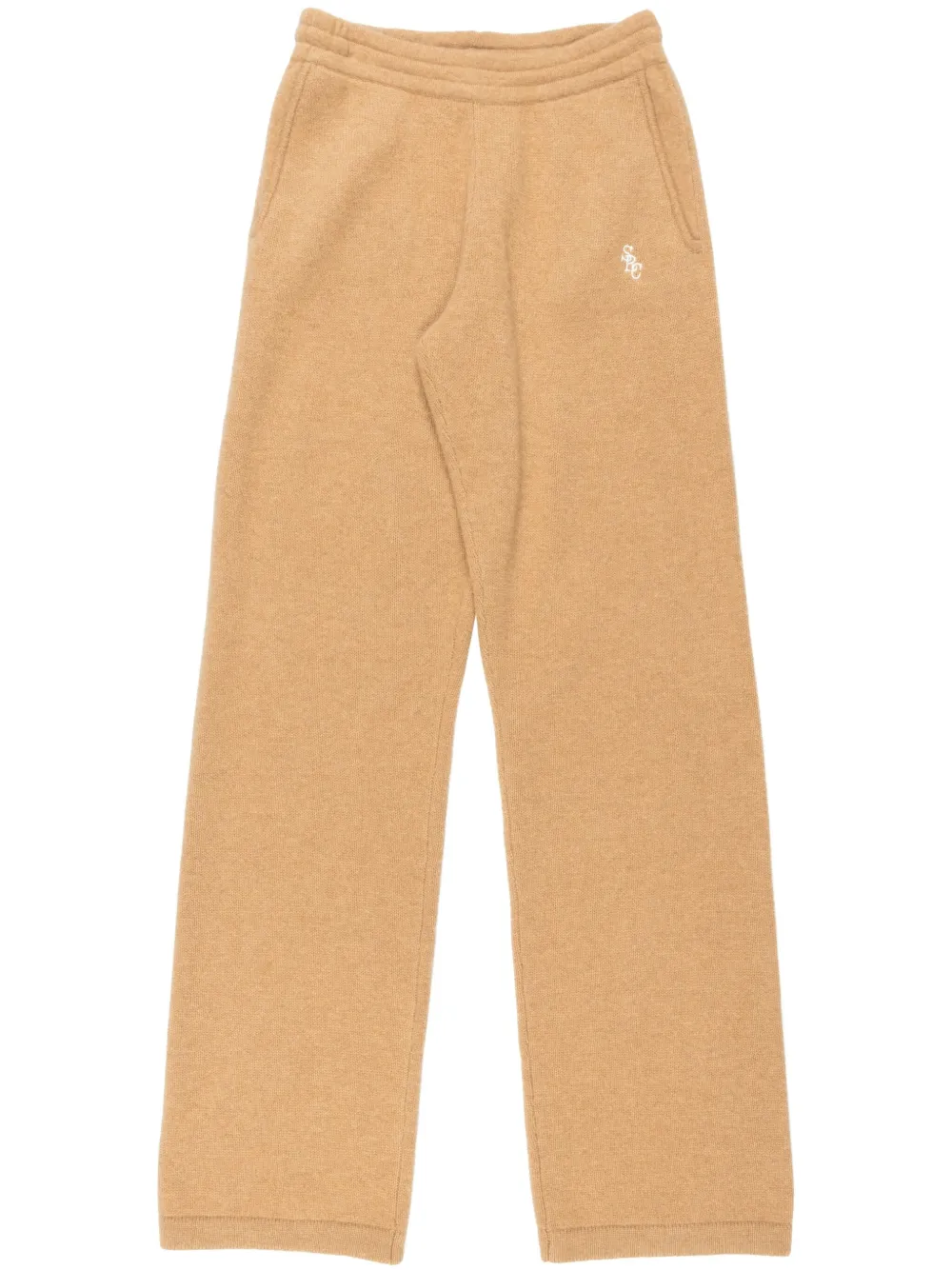 knitted track pants