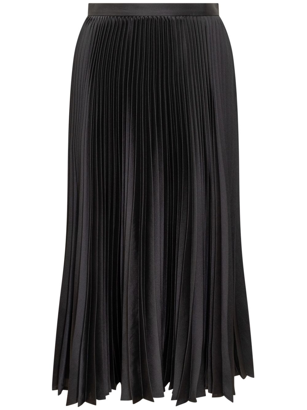 Jil Sander pleated midi skirt - Black