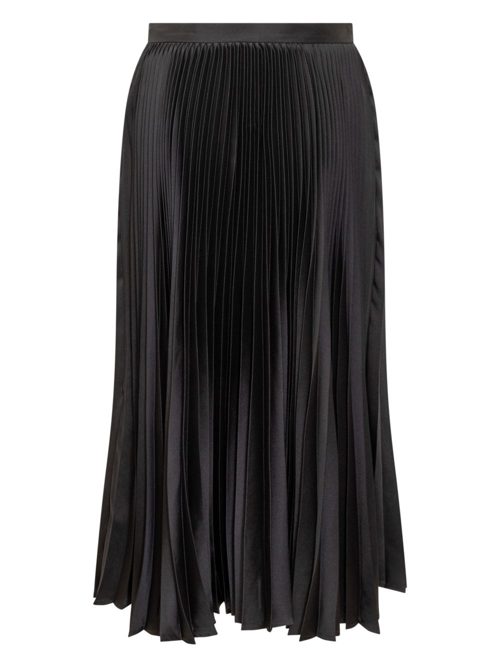 Jil Sander pleated midi skirt - Black