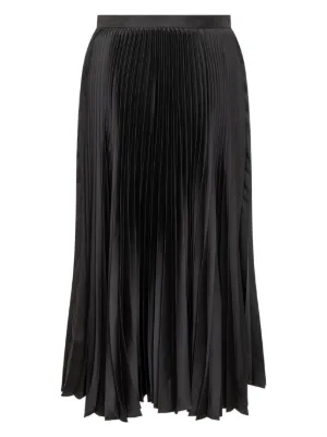 【送料&関税込】Jil Sander Fully Pleated Midi Skirt Jil Sander Pleated Skirt | Black | FARFETCH