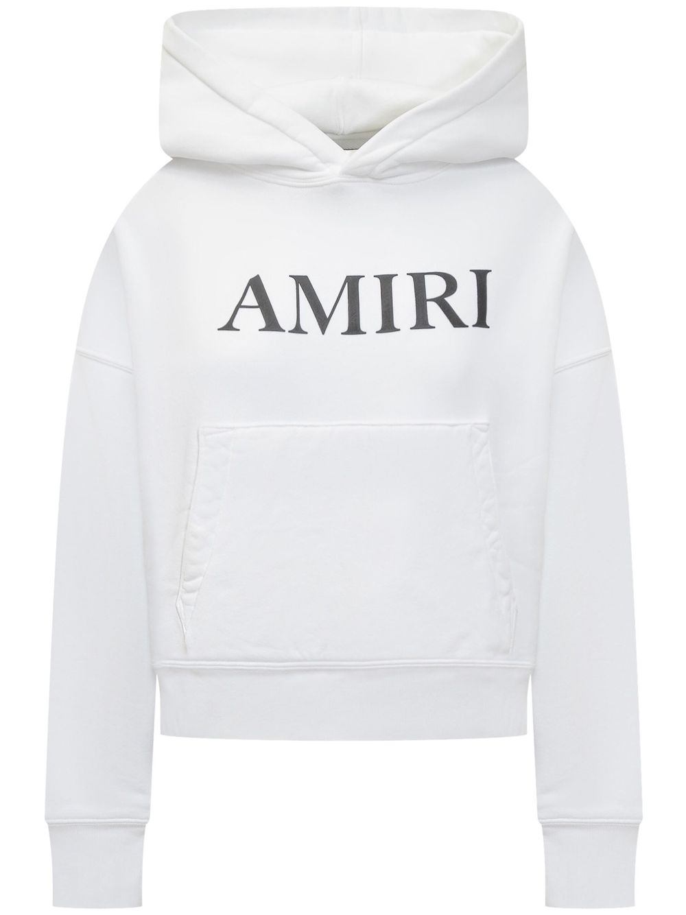 AMIRI logo-print hoodie - White