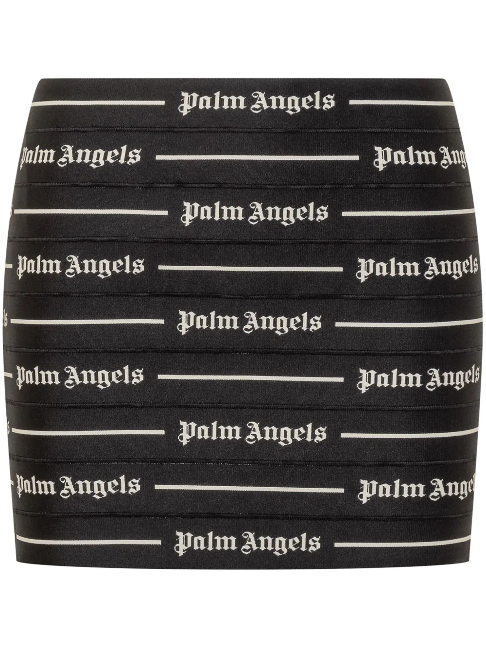 Palm Angels Mini-rok met logoprint Zwart