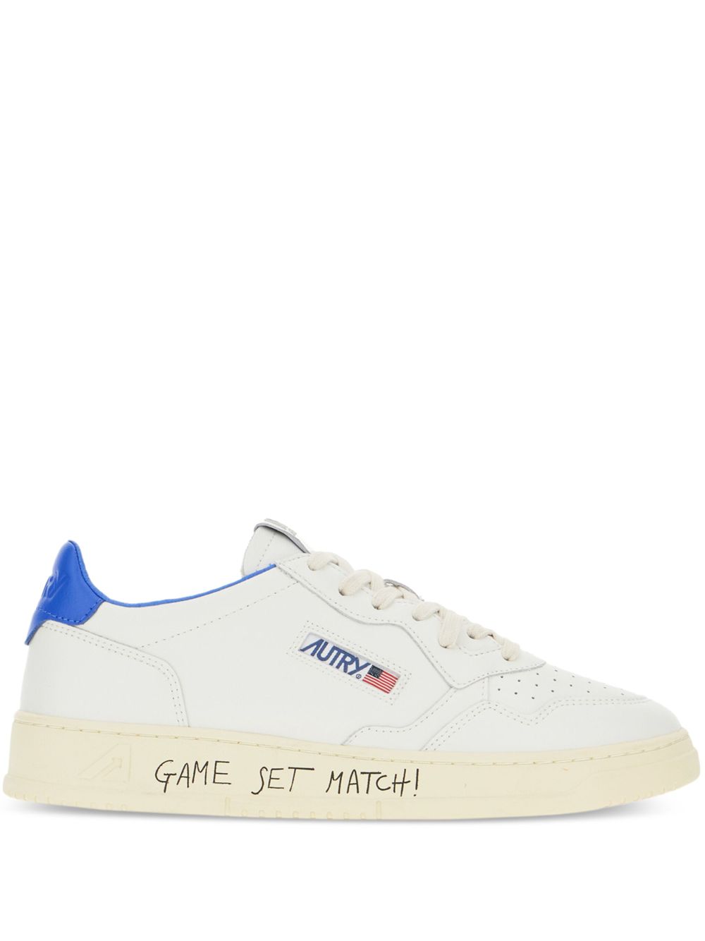 Autry logo-embroidered sneakers White