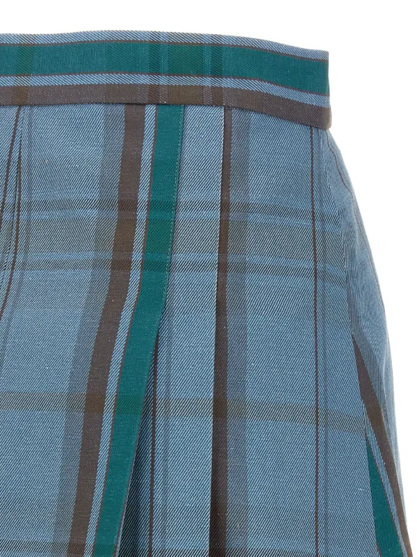 Vivienne Westwood★LIGHT BLUE WOOL SKIRT Vivienne Westwood Light Blue Wool Skirt Vivienne Westwood