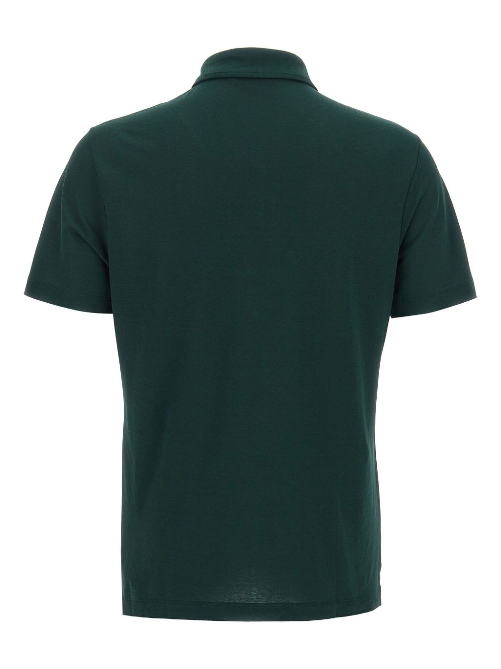 Zanone cotton polo shirt - Groen