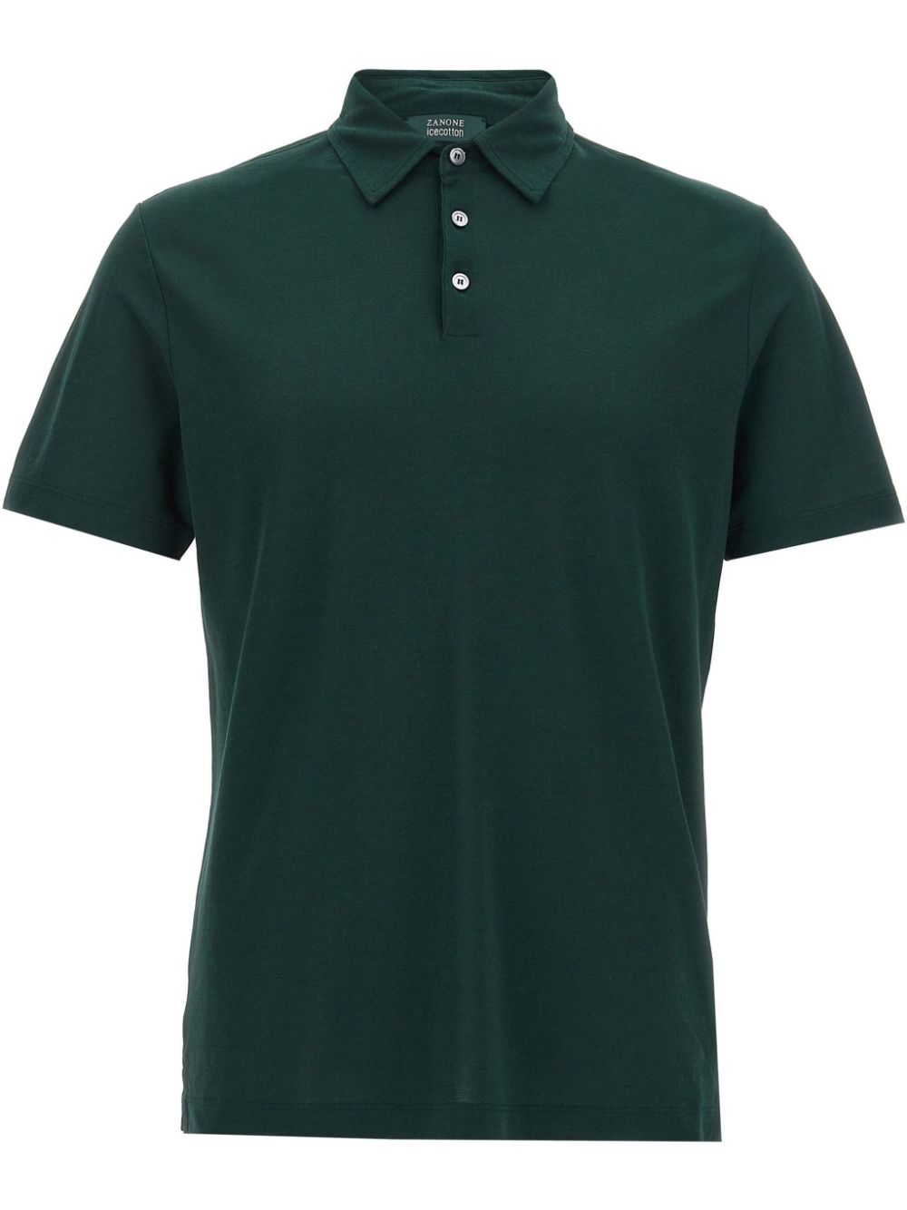 Zanone cotton polo shirt - Green