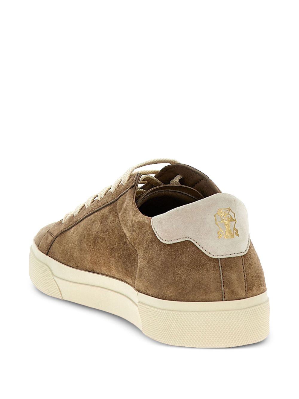 Brunello Cucinelli Suède sneakers Bruin