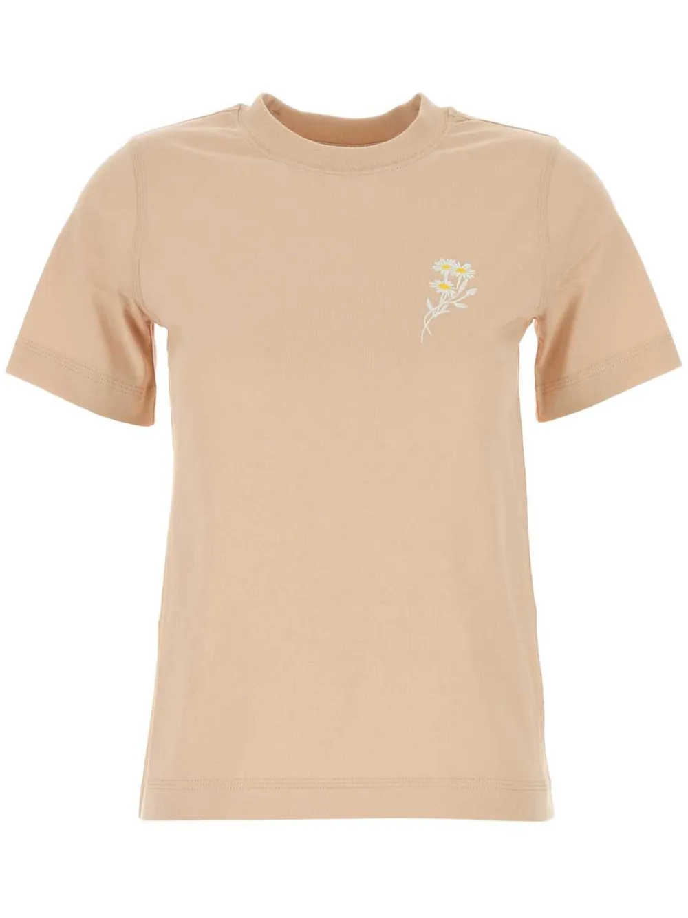 Burberry T-shirt met bloemenprint Oranje
