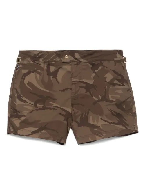 Short de bain à imprimé camouflage - TOM FORD - Modalova
