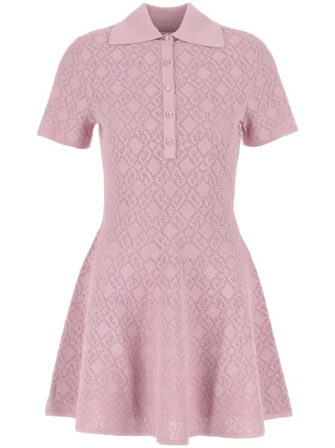 Givenchy vestido con monograma en jacquard